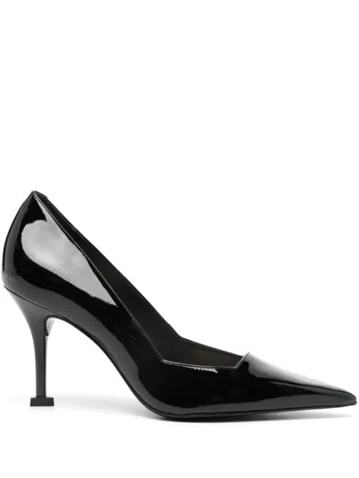 Shop Schutz 85mm Patent Pumps In Black