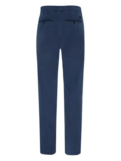 Vilebrequin Tencel Straight-leg Trousers In Blue