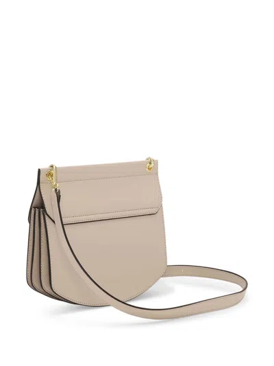 Ganni Small Apo-g Crossbody Bag In Neutrals