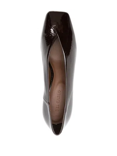 Del Carlo 55mm Denis Pumps In Brown