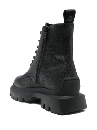 Hugo Boss Fabyan Boots In Black