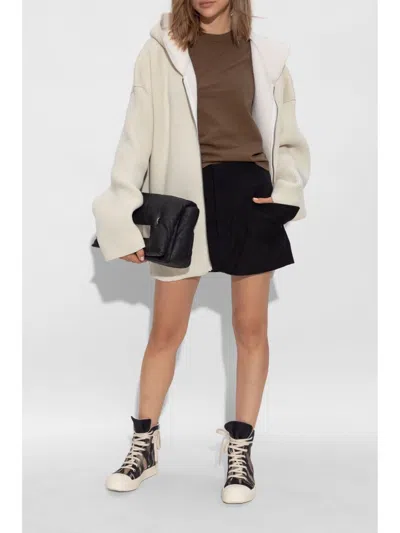 Rick Owens Cropped Level T-shirt In Brown