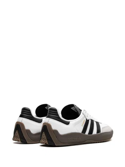 Adidas Originals Black And White Leather Sneaker In Multi