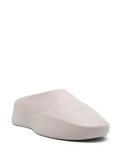 Shop Fear Of God Eva Runner Slippers In Grey