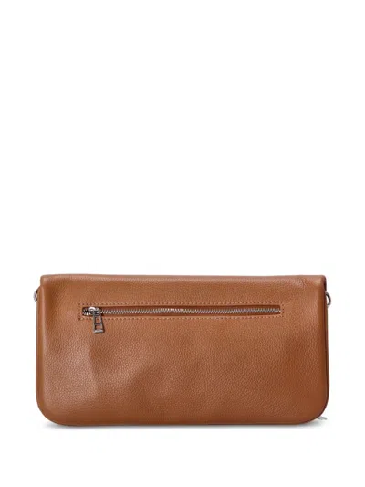 Shop Zadig & Voltaire Leather Crossbody Bag In Brown