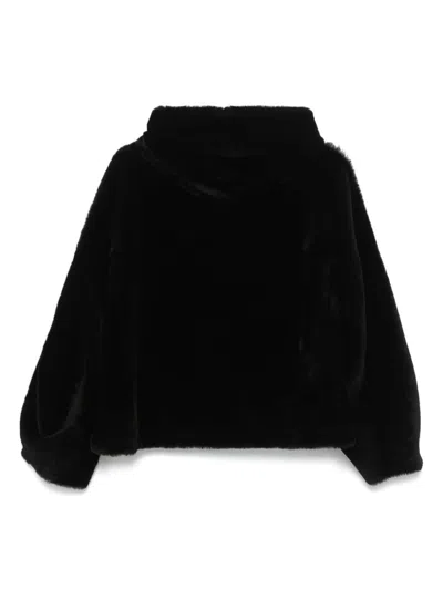 Blancha Shearling Jacket In Black
