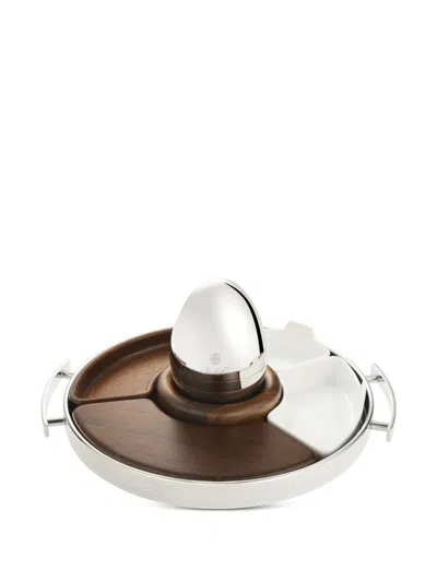 Christofle Petit Mood Coffee Tray (32cm) In Silver