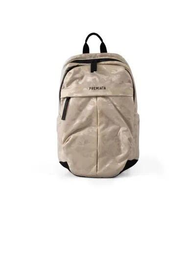 Premiata Camouflage-print Backpack In Neutrals