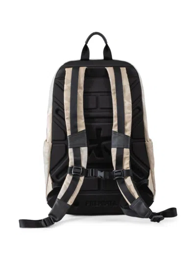Premiata Camouflage-print Backpack In Neutrals
