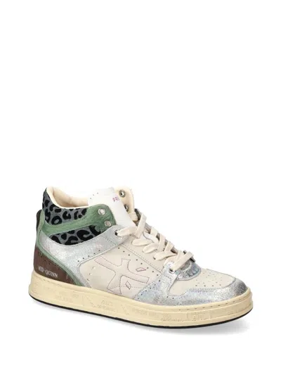 Premiata Hi-top Sneakers In Grey