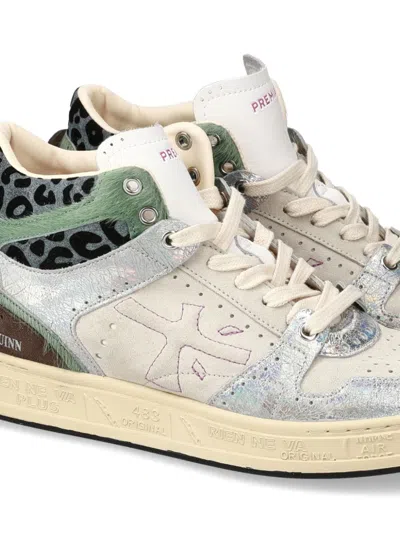 Premiata Hi-top Sneakers In Grey