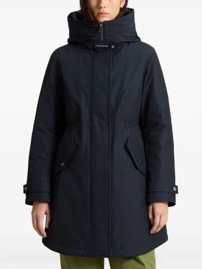 Woolrich Ramar Cloth Three-in-one Parker Coat In Blue