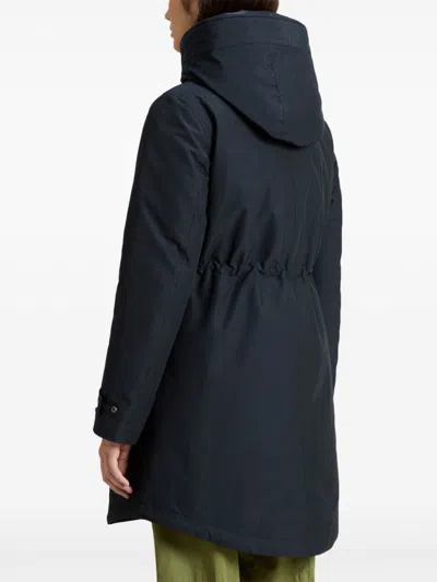 Woolrich Ramar Cloth Three-in-one Parker Coat In Blue