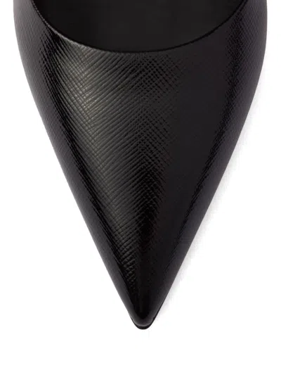 Prada Leather Pumps In Black