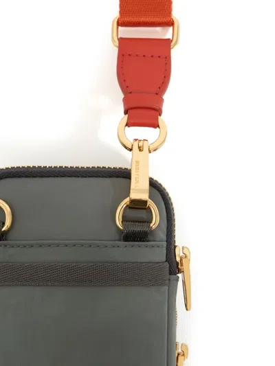 Bimba Y Lola Logo-lettering Phone Pouch In Grey