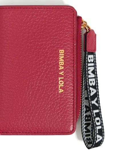 Shop Bimba Y Lola Logo-lettering Wallet In Red