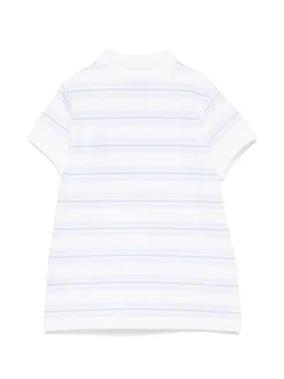 Patachou Striped Polo Shirt In Blue