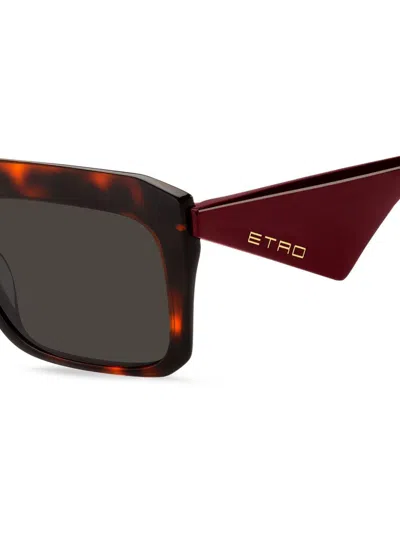 Etro Tailoring Sunglasses In Brown