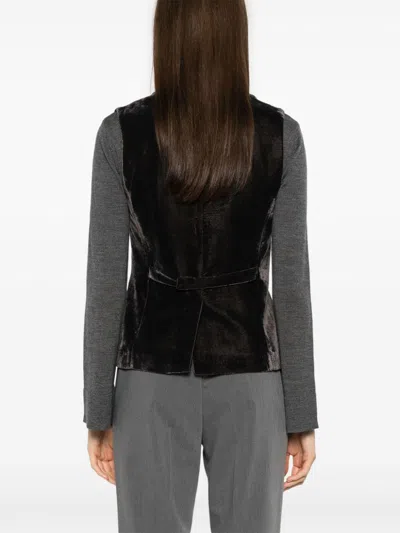 Blanca Vita Galky Waistcoat In Grey