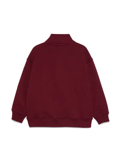 Tommy Hilfiger Junior Short-zip Sweatshirt In Red