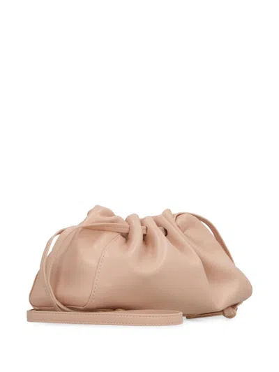 Mansur Gavriel Cloud Leather Clutch Bag In Neutrals