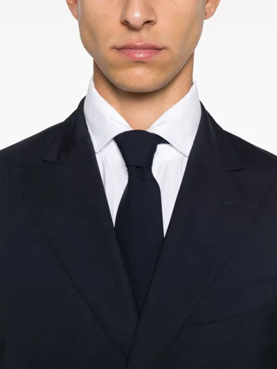 Boglioli Prince Of Wales-pattern Suit In Blue