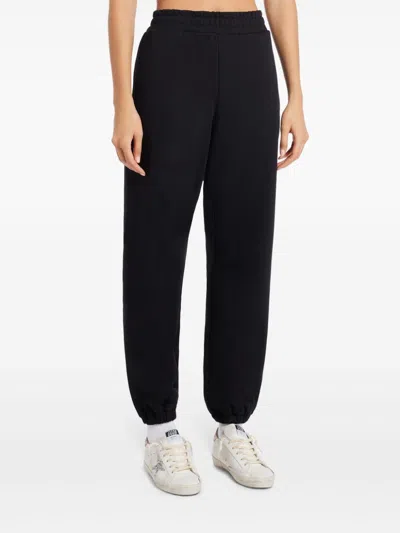 Karl Lagerfeld Rhinestone-embellished Track Pants In Black
