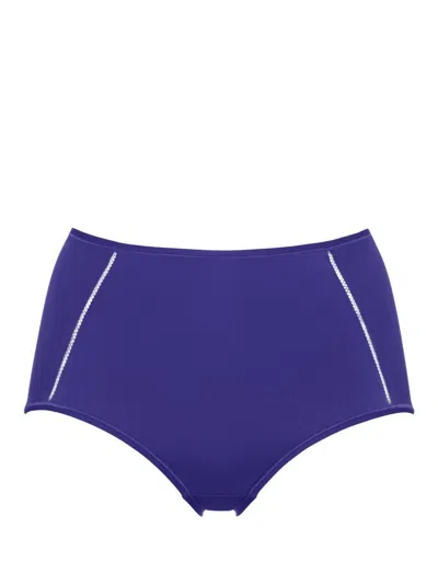 Eres Brina Soyeuse High-waisted Briefs In Blue