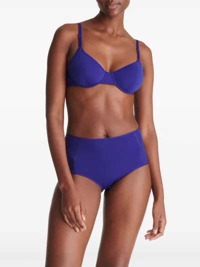 Eres Brina Soyeuse High-waisted Briefs In Blue