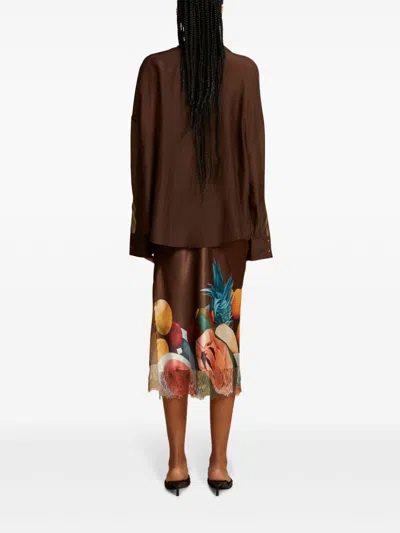 Donde Esteban Salpicon Shirt In Brown