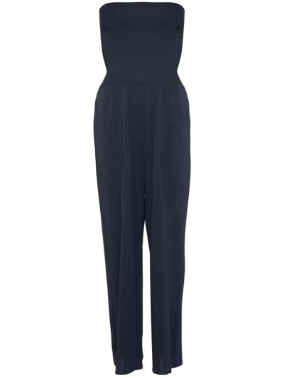 Eres Les Essentiels Dao Convertible Stretch-jersey Jumpsuit In Blue