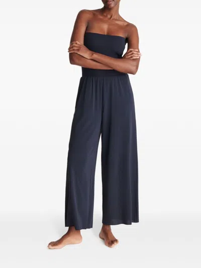 Eres Les Essentiels Dao Convertible Stretch-jersey Jumpsuit In Blue