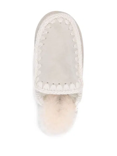 Mou Eskimo Slippers In Grey