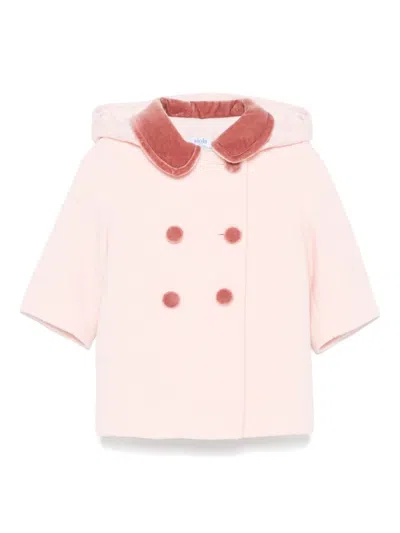 Siola Wool Coat In Pink