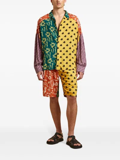 Donde Esteban Estrellitas Shorts In Yellow