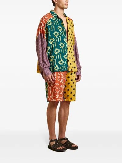 Donde Esteban Estrellitas Shorts In Yellow