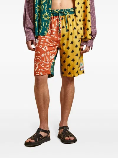 Donde Esteban Estrellitas Shorts In Yellow