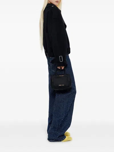 Bimba Y Lola Small Zip-pocket Tote Bag In Black