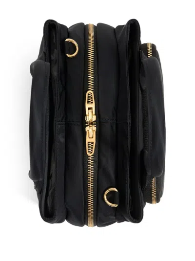 Bimba Y Lola Small Zip-pocket Tote Bag In Black