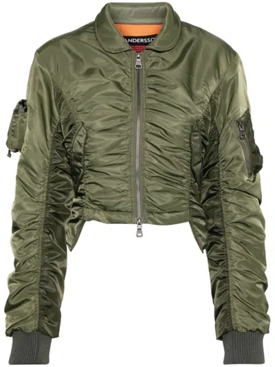 Andersson Bell Vitalina Bomber Jacket In Green