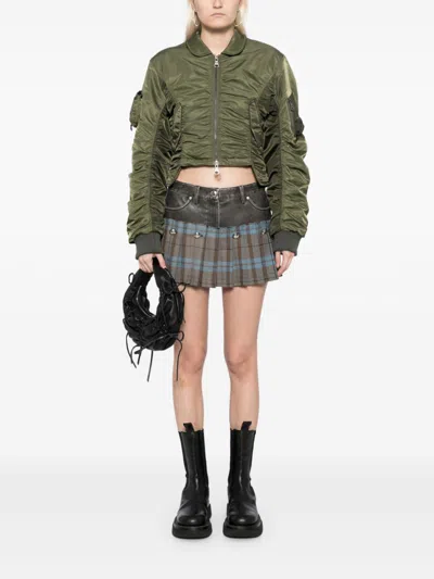 Andersson Bell Vitalina Bomber Jacket In Green