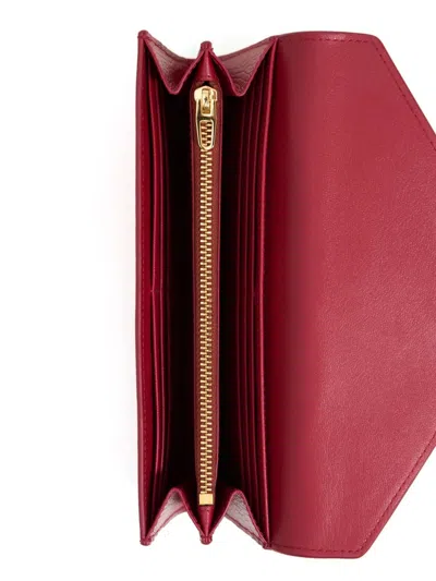 Shop Bimba Y Lola Logo-plaque Wallet In Red