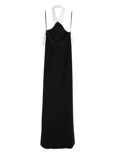 Roland Mouret Halterneck Gown In Black