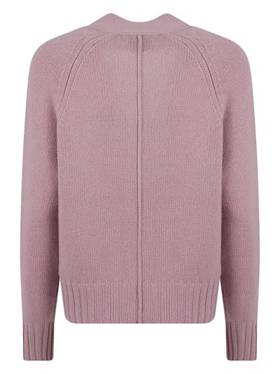 Shop Allude V-neck Cardigan In Pink