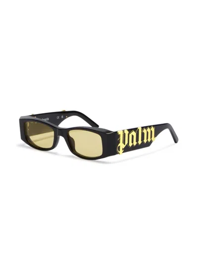 Palm Angels Eyewear Angel Sunglasses In Black