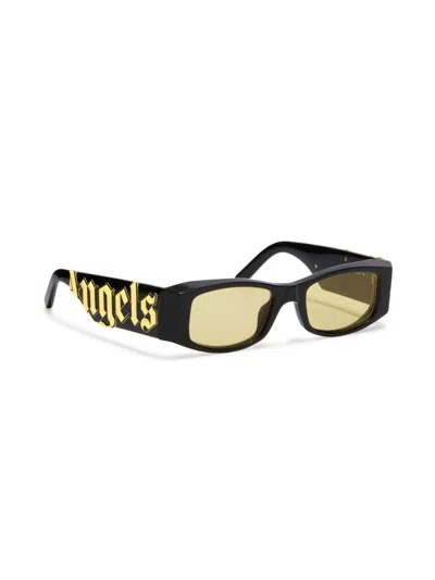 Palm Angels Eyewear Angel Sunglasses In Black