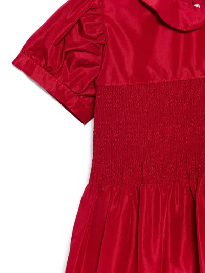 Siola Taffeta Dress In Red