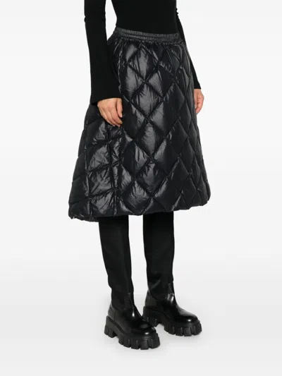 Jil Sander Woman Midi Skirt Black Size M Polyamide In Multi