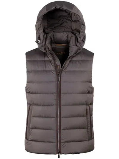 Moorer Vermeer Gilet In Neutrals