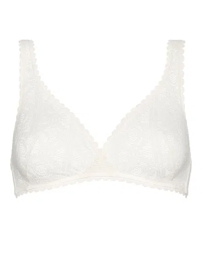Eres Fuseau Wireless Traingle Bra In White